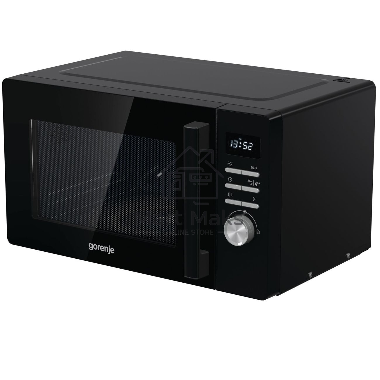 Микроволновая печь Gorenje MO23A3BH черный, 23 л, 800 Вт, переключатели - поворотный механизм/кнопки