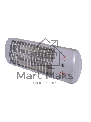 Обогреватель инфракрасный Ресанта ИКО-1500Л, серый, кварцевый, 1500 Вт, 25 м2, термостат