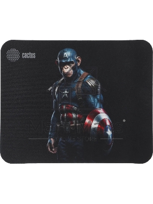 Коврик для мыши Cactus Captain America 250x200x3мм (CS-MP-D08S)