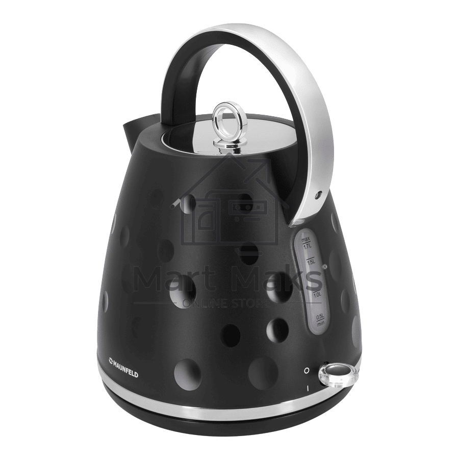 Чайник электрический Maunfeld MFK-647BK черный с хромированными элементами