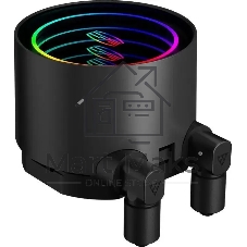 Система жидкостного охлаждения PCCOOLER DA240 V2, 240 мм, 2x120 мм, ARGB, 270 Вт