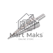 Сверло ступенчатое FIT HSS (Р6М5) по металлу, 15 ступеней, 4-32 мм 36400