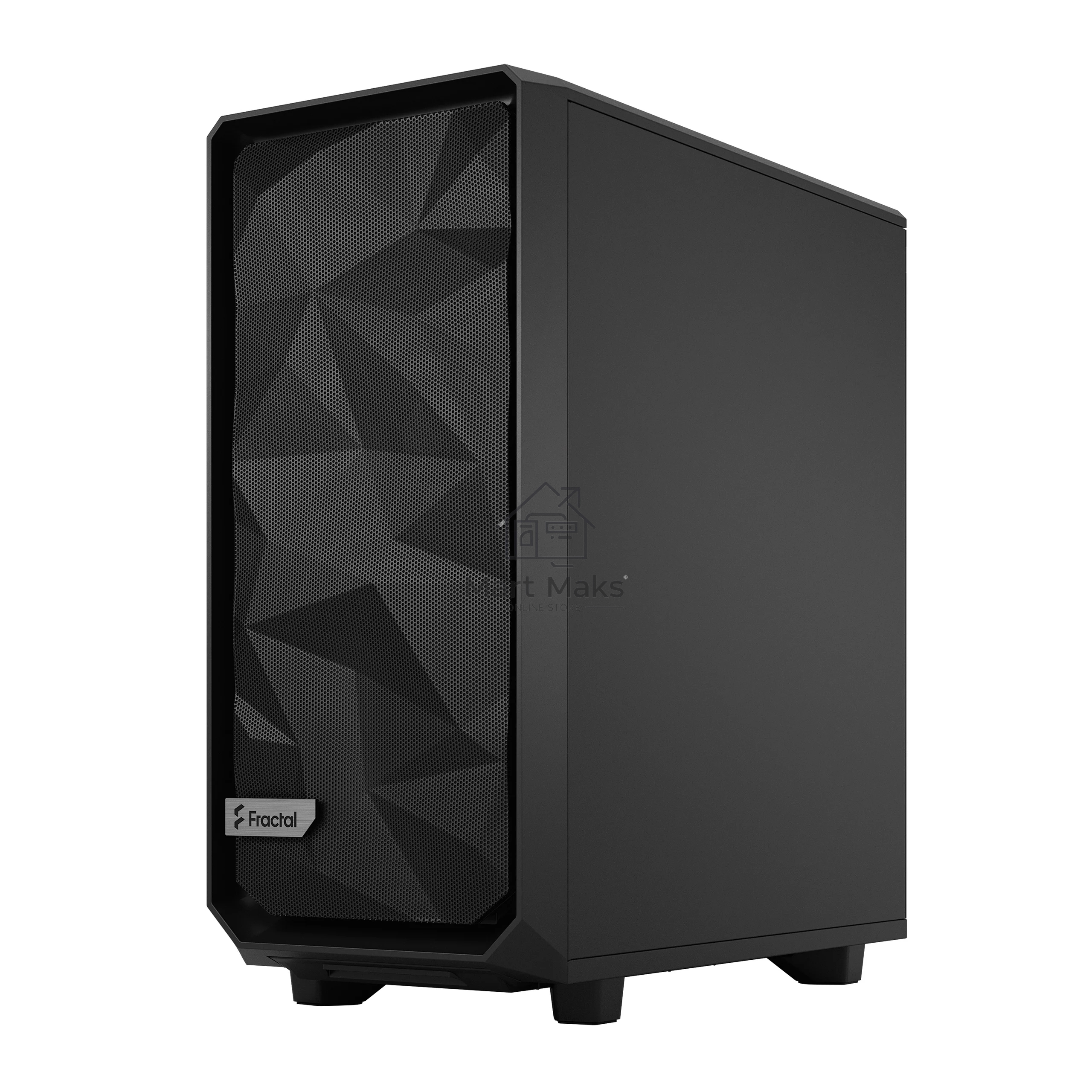 Компьютерный корпус Fractal Design MESHIFY 2 COMPACT BLACK - DARK TG / ATX, TG / 2x140mm & 1x120mm fans inc. / FD-C-MES2C-02