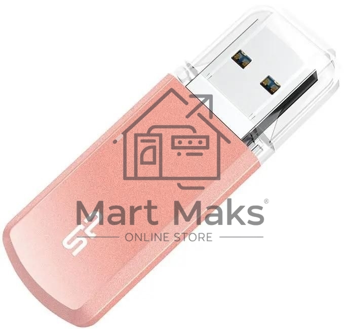 Флешка USB R/W R/W Helios 202, 64Gb USB 3.2, Pink