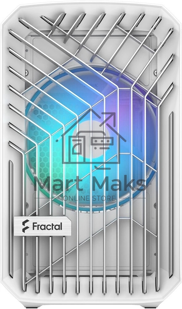 Корпус ПК без блока питания Fractal Design Torrent Nano RGB TG Clear Tint, Mini-Tower, 1x180mm RGB, 2xUSB-A 3.2 + 1xUSB 3.2 Type-C mITX, mDTX White