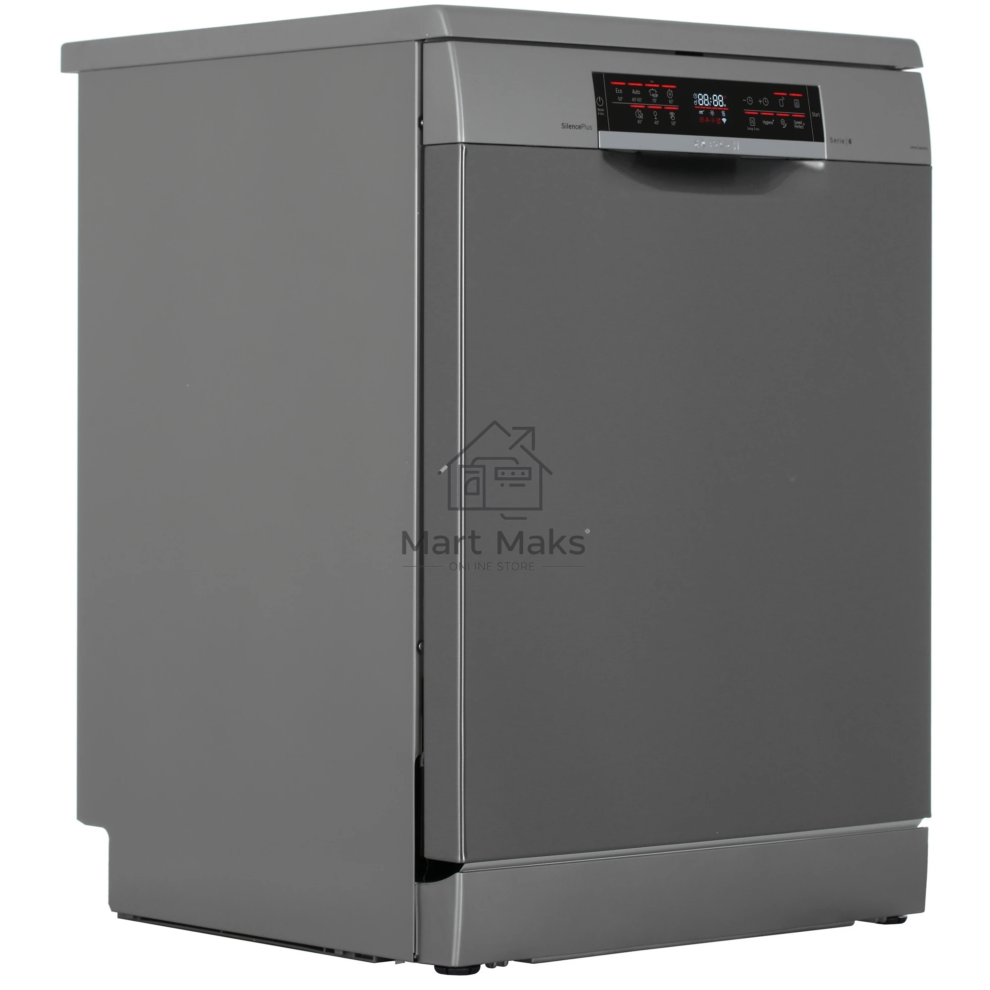 Посудомоечная машина Bosch SMS6EMI65Q, нержавеющая сталь, 60 см, 13 компл., 46 дБ, класс A