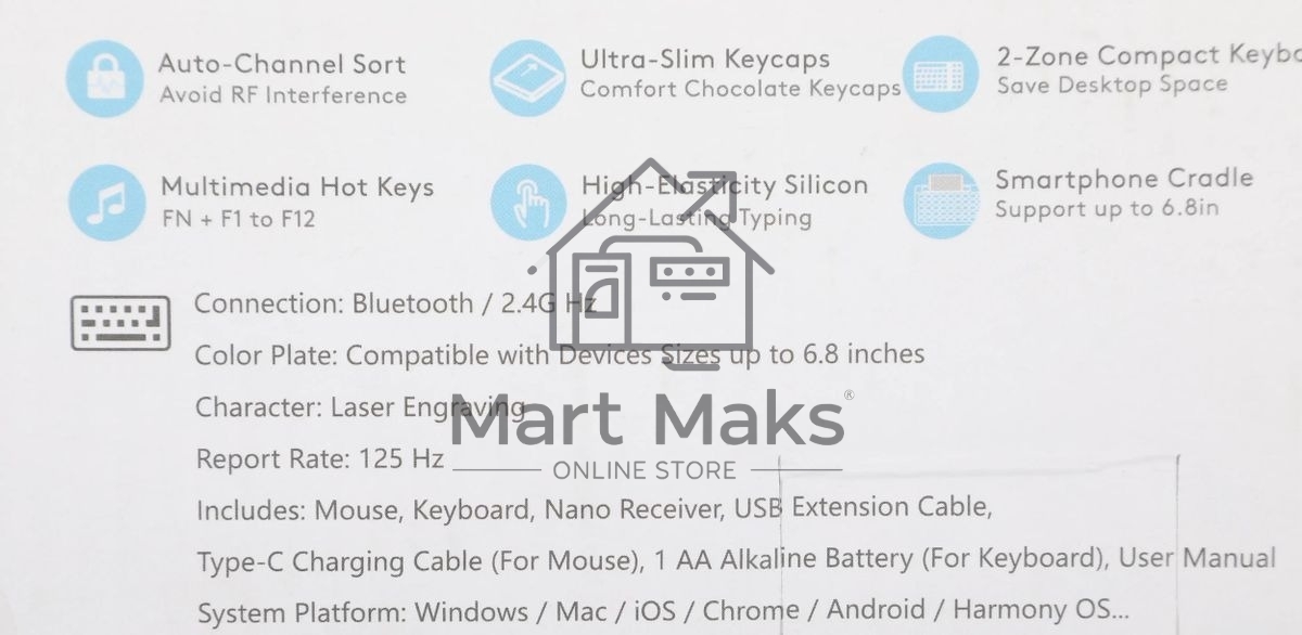 Комплект клавиатура + мышь A4Tech Fstyler FB2535C клав:белый/серый мышь:белый/серый USB беспроводная Bluetooth/Радио slim