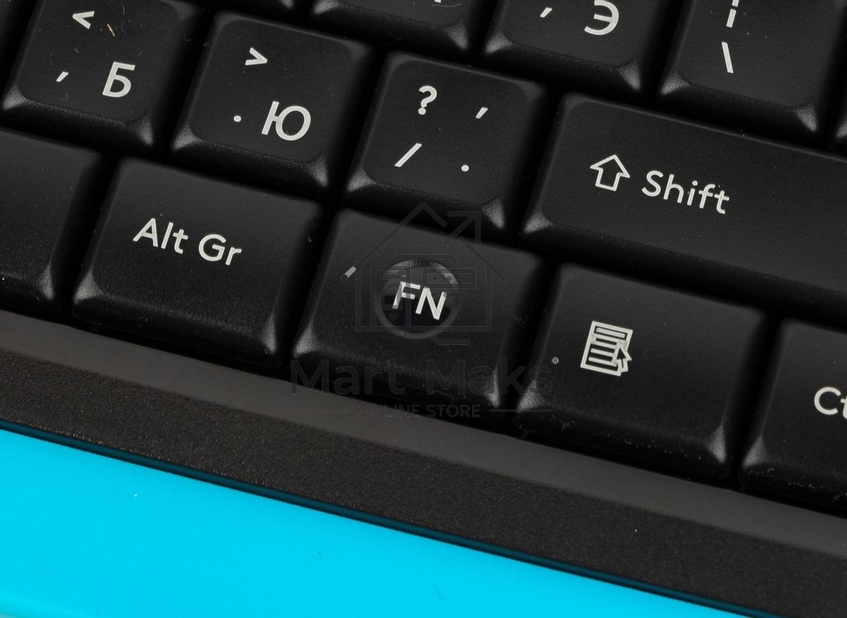 Комплект клавиатура + мышь A4 Fstyler FG1010 клав:черный/синий мышь:черный/синий USB беспроводная Multimedia