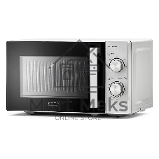 Микроволновая печь Caso M 20 Gourmet серебристый, 20 л, 800 Вт, переключатели - поворотный механизм