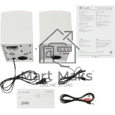 Акустическая система Oklick OK-164 2.0 белый 30Вт