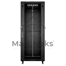 Шкаф телекоммуникационный напольный Cabeus SH-05C-42U60/60-BK IP20, 42U, 2055х600х600 мм (ВхШхГ), дверь: стекло, боковая панель: сплошная, разборный, черный