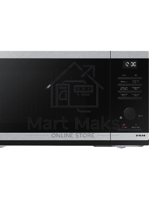 Микроволновая печь Samsung MG23DG4524ATBW нержавеющая сталь/черный 23л. 800Вт переключатели - поворотный механизм