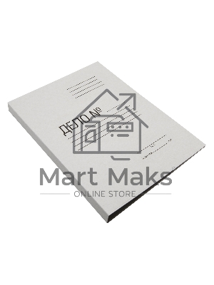 Скоросшиватель Silwerhof СК260M картон мелованный 0.4мм 260г/м2 белый