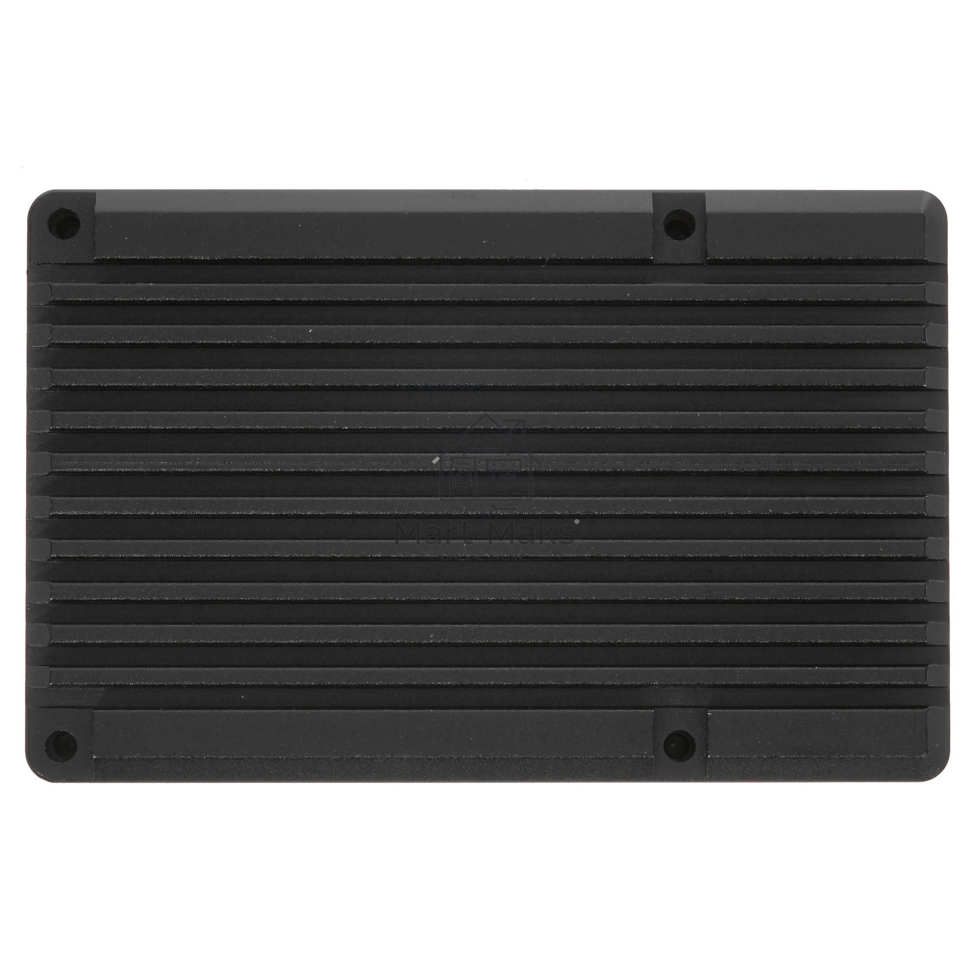 Корпус Qumo Aluminum case with double black fans, Raspberry Pi 4, black(RS010)