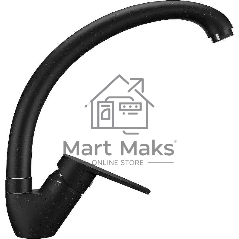 Смеситель кухонный PRACTIK PR-02-004 черный оникс