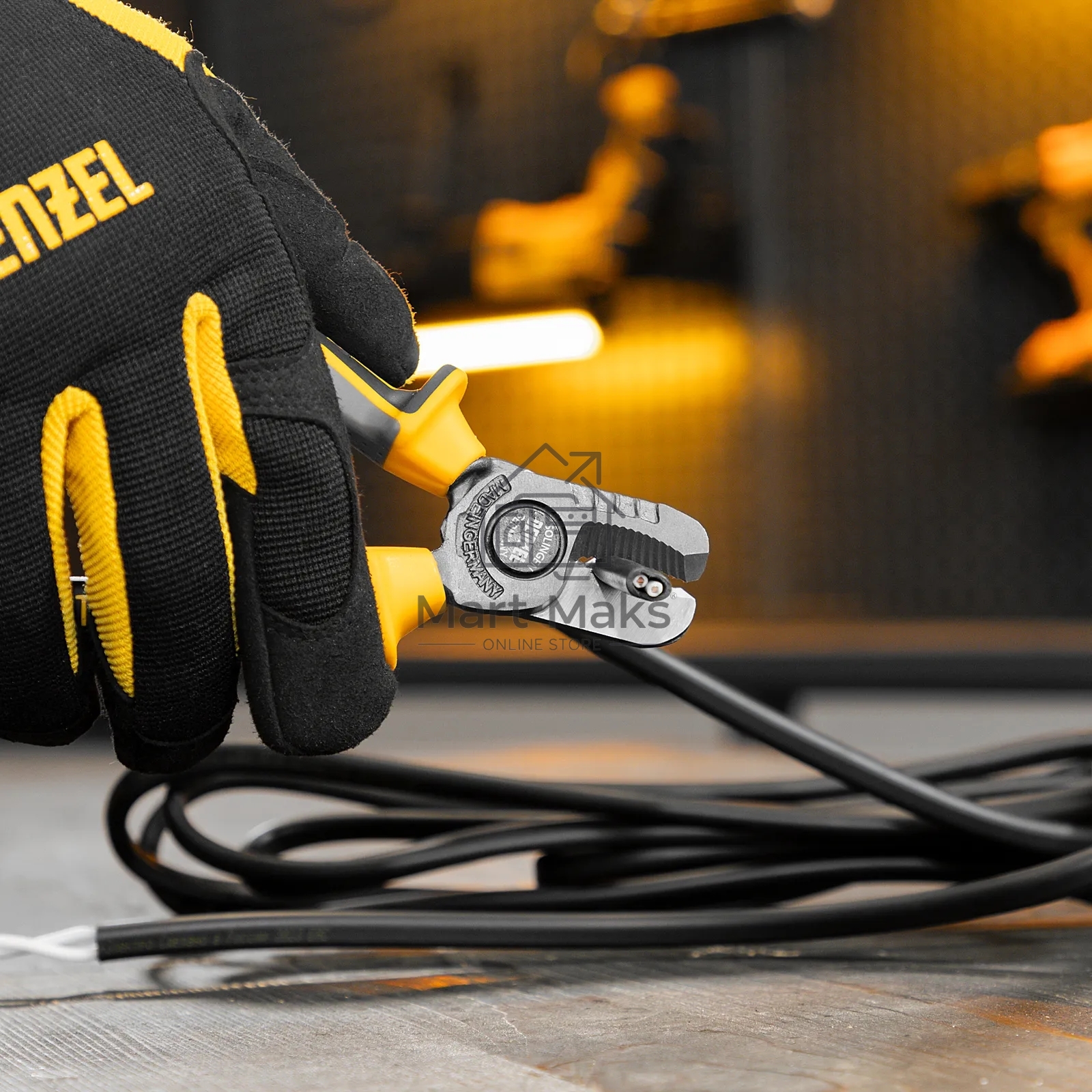 Кабелерез Denzel 160 мм, трехкомпонентные рукоятки