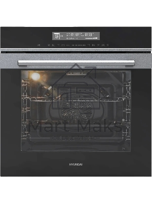 Духовой шкаф электрический Hyundai HEO 6773 IX черный/нержавеющая сталь
