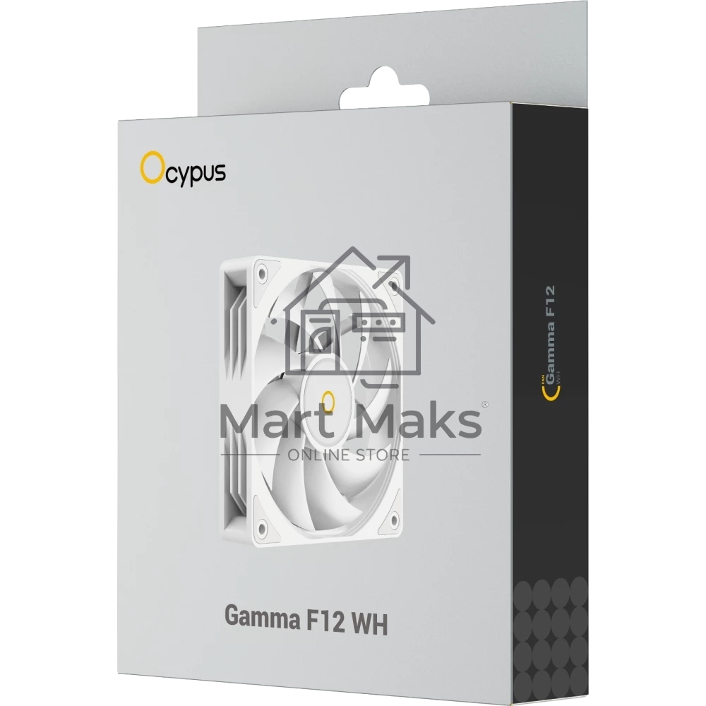 Вентилятор для корпуса Ocypus Gamma F12 WH / White / 3pin
