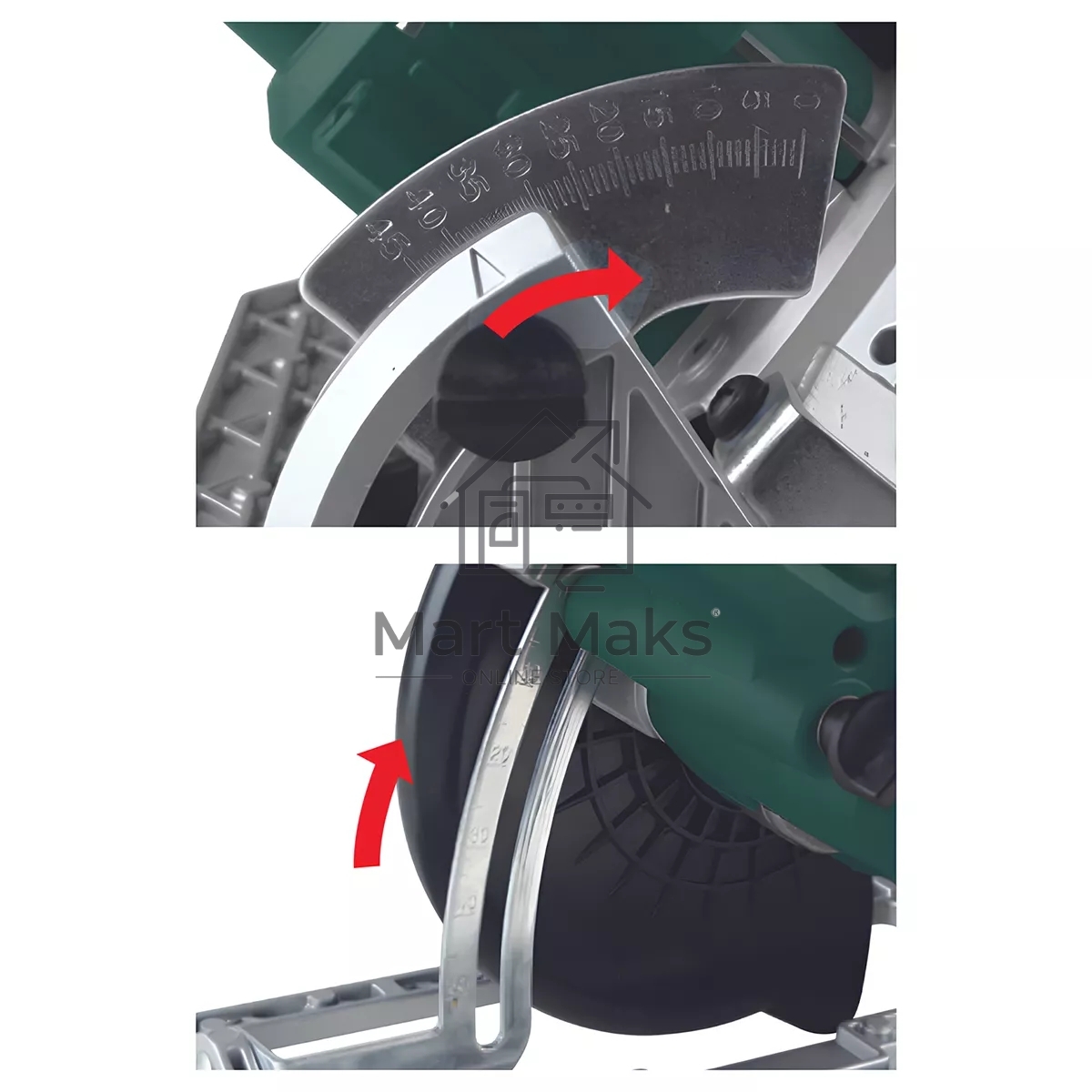 Профессиональная пила циркулярная бесщеточная KLPRO KLDAT18B-80 (18 В / 8,0 А·ч, 3650 об/мин, 165мм)