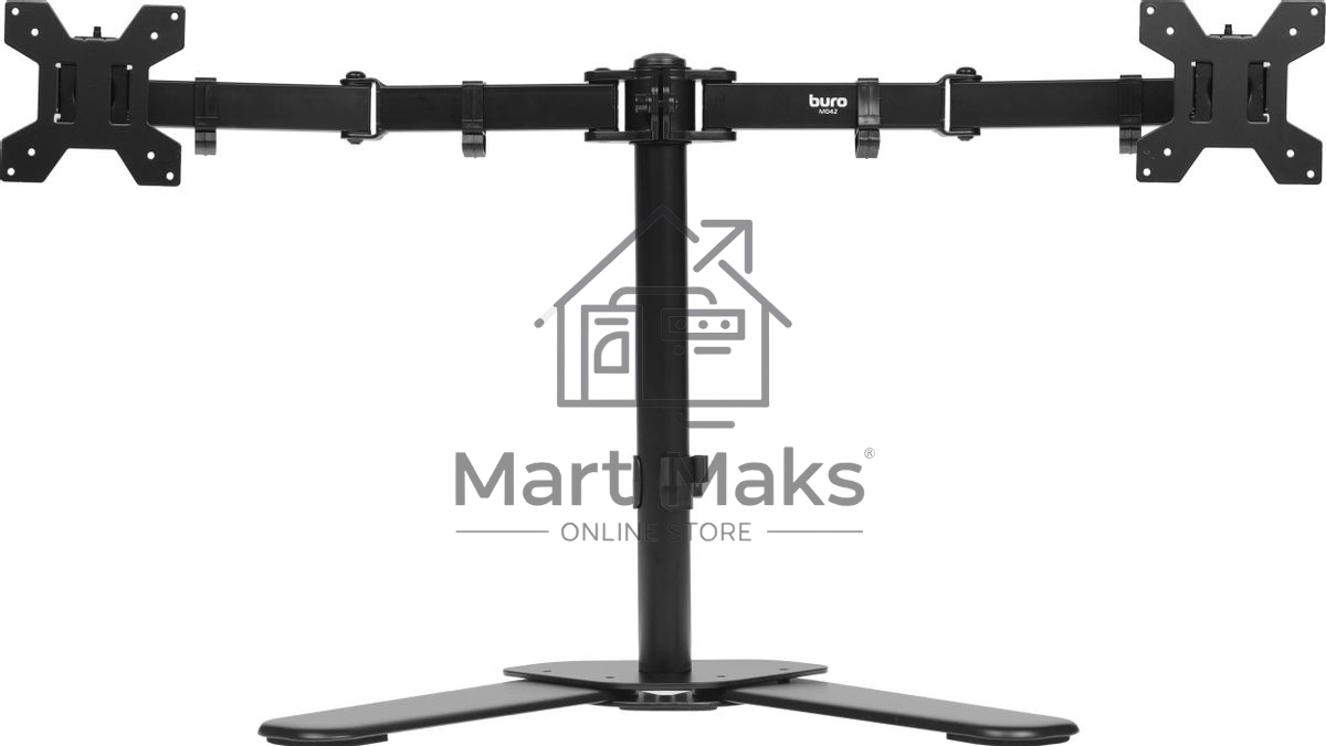 Кронштейн для мониторов ЖК Buro M042 черный 17