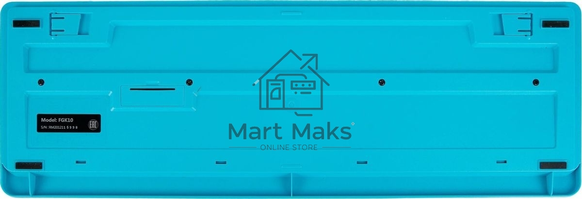 Комплект клавиатура + мышь A4 Fstyler FG1010 клав:черный/синий мышь:черный/синий USB беспроводная Multimedia