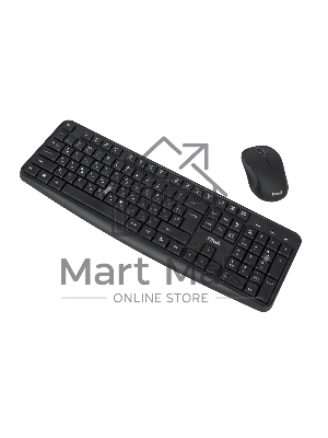 Комплект клавиатура+мышь Filum FL-KTW10-BK беспроводной, USB, 1600 DPI, чёрный