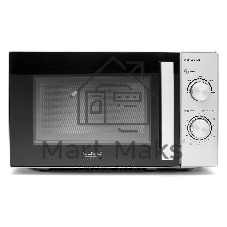 Микроволновая печь Caso M 20 Gourmet серебристый, 20 л, 800 Вт, переключатели - поворотный механизм