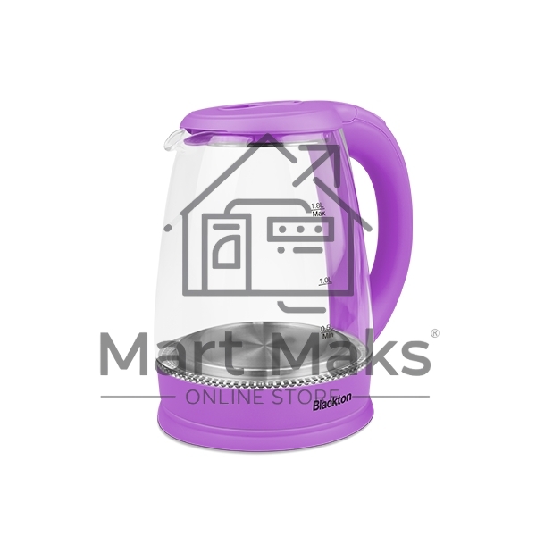Чайник Blackton Bt KT1800G Purple. Мощность: 1500 Вт, Максимальный объем: 1.8 л