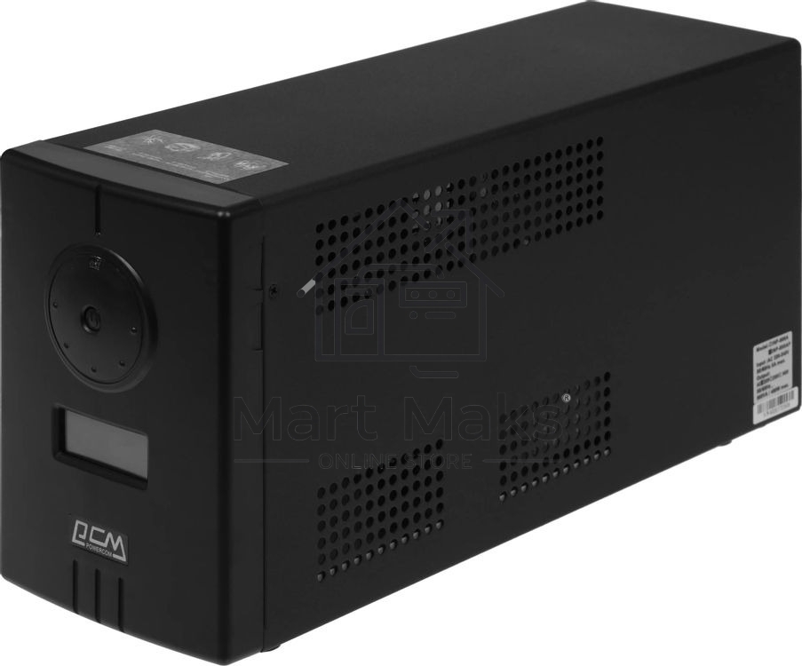 Источник бесперебойного питания Powercom Infinity INF-800 / 800 ВА / 480 Вт / 2 x CEE 7 (евророзетка)