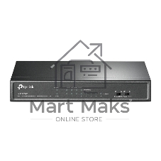 Коммутатор TP-Link TL-SF1008LP, 4×100 Мбит/с PoE + 4×100 Мбит/с Uplink, неуправляемый