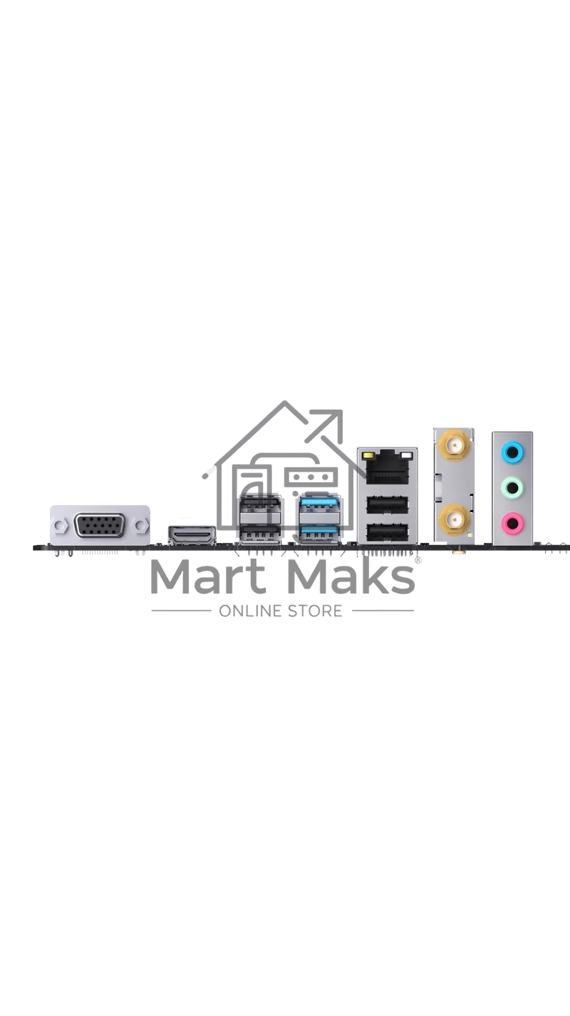 Материнская плата Maxsun H610M 666 WIFI6 D5, LGA 1700, Intel H610, 2xDDR5, 4xSATA, 1xM.2, 1xPCI-E 4.0 x16, 1xPCI-E x1, 1xHDMI, 1xDP, 1x 1Gb LAN, 3xUSB 2.0, 4xUSB 3.0, 5.1, mATX