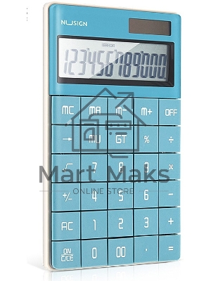 Калькулятор настольный Deli Nusign ENS041blue синий 12-разр.