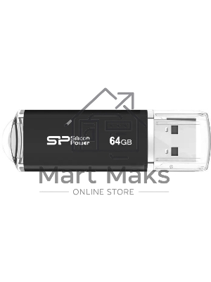 Флешка USB Silicon Power R/W Ultima II, 64Gb USB 2.0, Зеленый