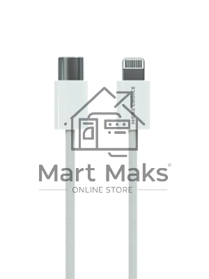 Кабель MORE CHOICE (4620202550408) K73i USB 3.0A PD 20W для Lighting 8-pin Type-C - нейлон 1м белый