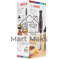 Блендер погружной Bosch MSM4B620 черный, 1000 Вт, плавная регулировка