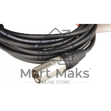 Кабель микрофонный FORCE FMC-05/4.5XLR (M) - XLR (F), высококачественный балансный, малошумящий с проводниками из безкислородной меди OFC, диаметр 6 мм, профессиональные металлические разъемы, длина 4,5 м, цвет черный
