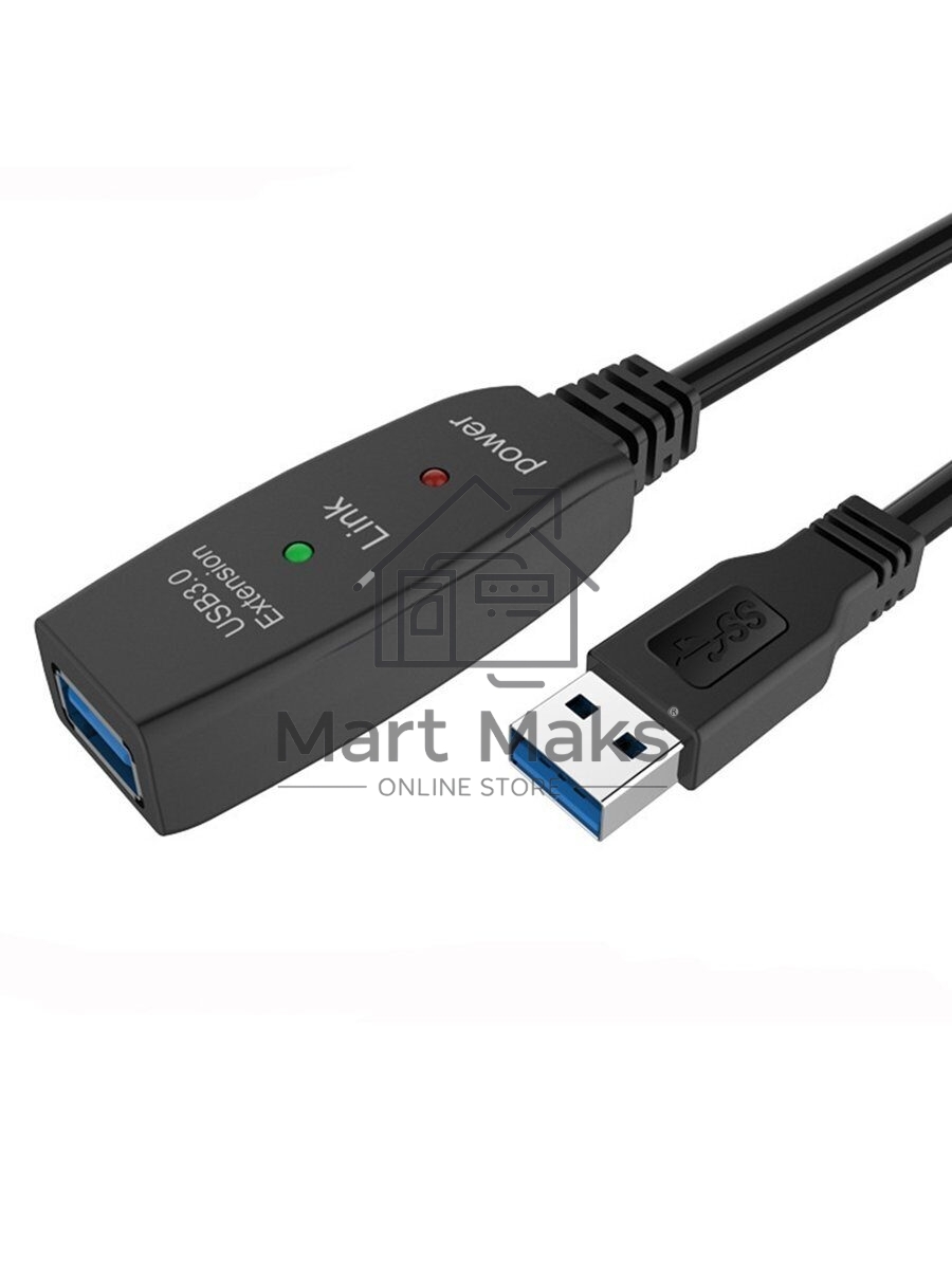 Кабель-адаптер USB3.0-repeater Aopen, удлинительный активный <Am-->Af> 5м QUST/qust<ACU827A-5M>