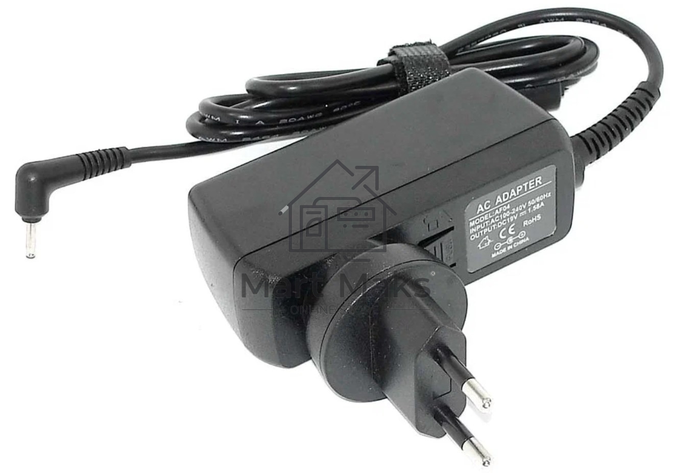 Блок питания (сетевой адаптер) для ноутбуков Asus 19V 1.58A 2.5x0.7mm 30W Travel Charger, OEM