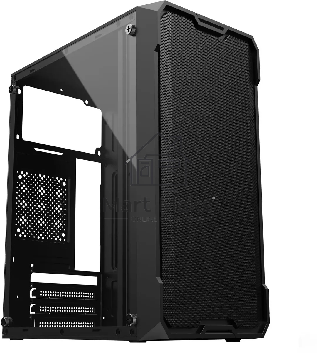 Компьютерный корпус Оклик OCC-MN301 черный без БП mATX 1x80mm 2x120mm 1xUSB2.0 1xUSB3.0 audio