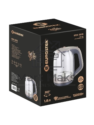 Чайник электрический EuroStek EEK-3015 1.8 л, 1500 Вт, бежевый
