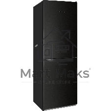 Холодильник Nordfrost NRB 131 B черный двухкамерный 170/100 л морозилка снизу, капельная система