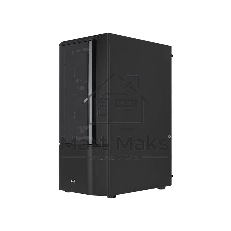 Компьютерный корпус MidTower Aerocool/Formula Quantum-G-BK-v2 черный без Б/п, ATX 3FRGb Fan on front panel