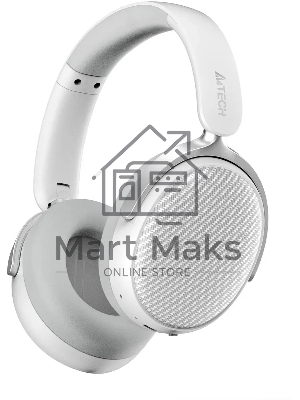 Наушники мониторные A4Tech Fstyler BH350C белый беспроводные bluetooth оголовье (BH350C WHITE)