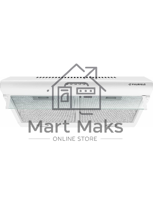 Вытяжка козырьковая Maunfeld MP-1 50 белый/прозрачный, 50 см, 520 куб. м/ч, 49 дБ