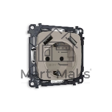 Комплект механизма электрической розетки OMEGA Серо-бежевый матовый 2USB A+A 18W (быстрая зарядка) с/з QUANT (OP3690, VM155) MO369010 Комплект механизма электрической розетки OMEGA Серо-бежевый матовый 2USB A+A 18W (быстрая зарядка) с/з QUANT (OP3690, VM155) MO369010