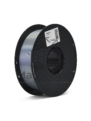 Филамент Crown Micro CM-FILPLAS005S PLA Silk 1.75 1кг серебряный