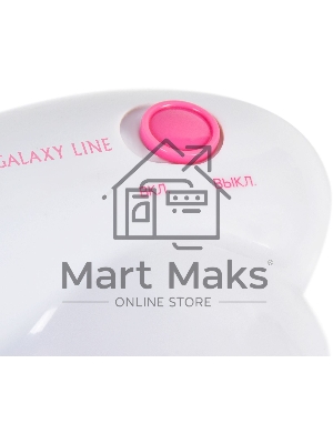 Машинка для удаления катышков Galaxy LINE GL 6301, белый c розовым, питание: 2 батарейки 