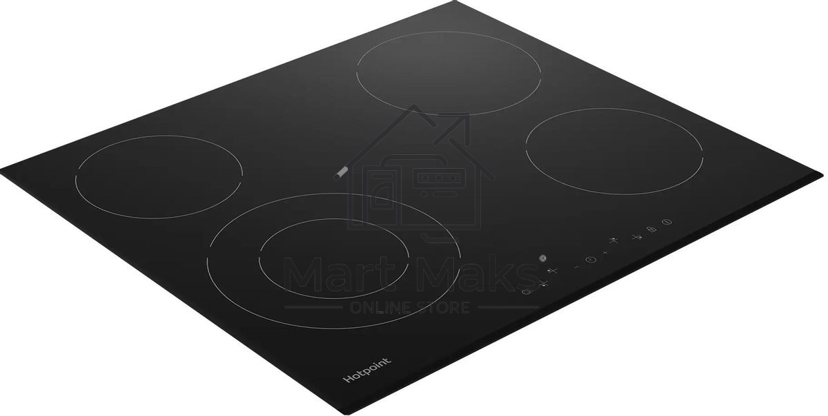 Электрическая варочная панель Hotpoint HR 6T2 B, Hi-Light, независимая, черный