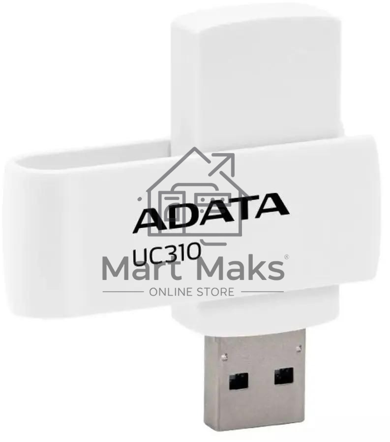 Флешка USB R/W ADATA R/W USB3 64GB WHITE UC310-64G-RWH