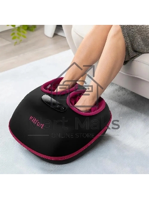 Массажер для ног Kitfort КТ-5949 24 Вт черный/розовый